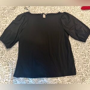 H&M Classic Black Top